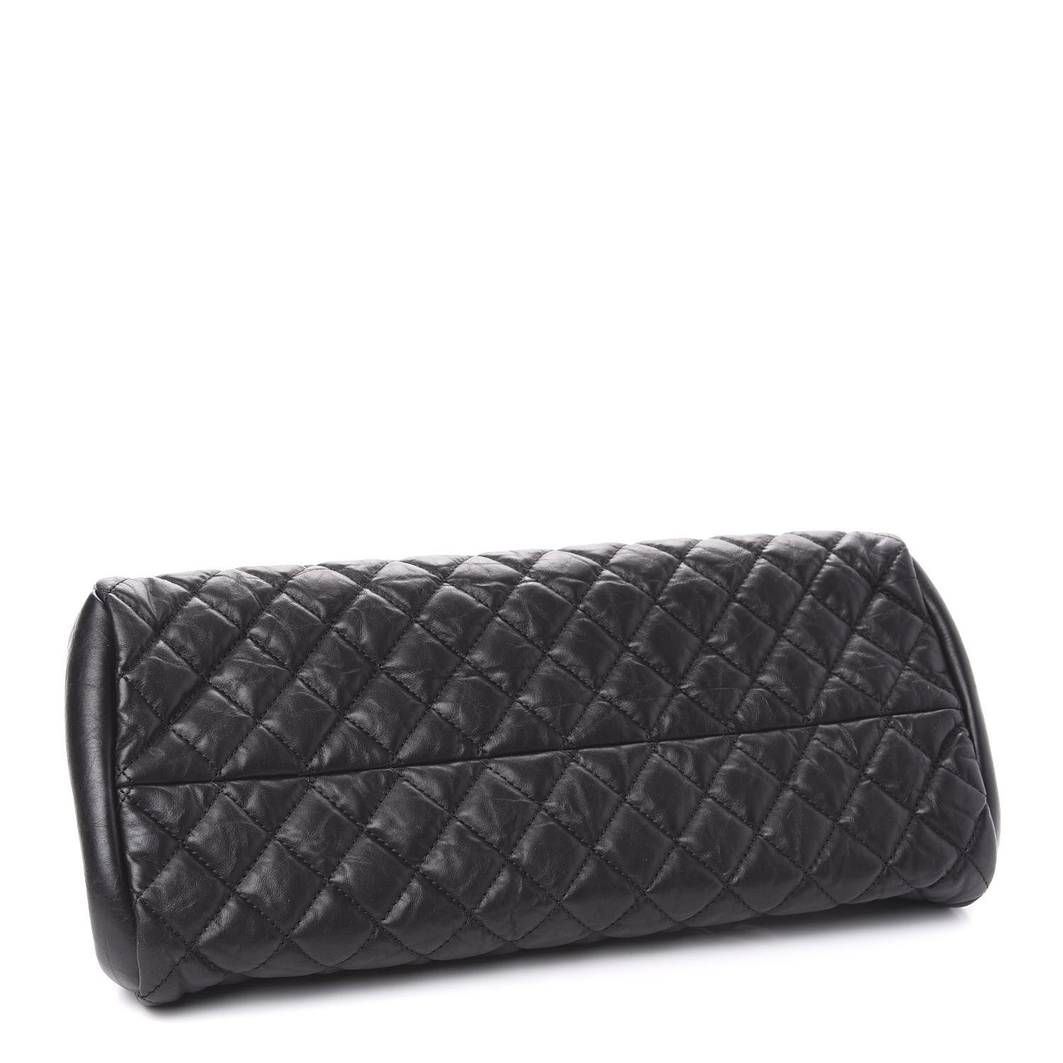 Chanel Aged Calfskin Medium Just Mademoiselle Black 4 of 10
