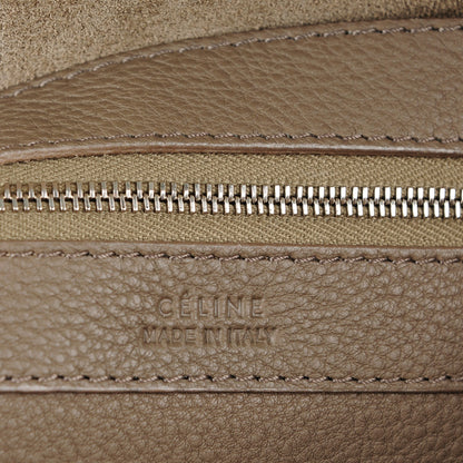 Celine Soft Grained Calfskin Medium Phantom Luggage Cabas Souris 8 of 9
