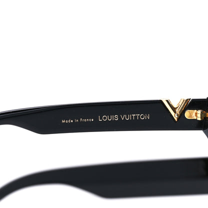 Louis Vuitton Acetate Chamade Lady Sunglasses Z2368E Black 5 of 8