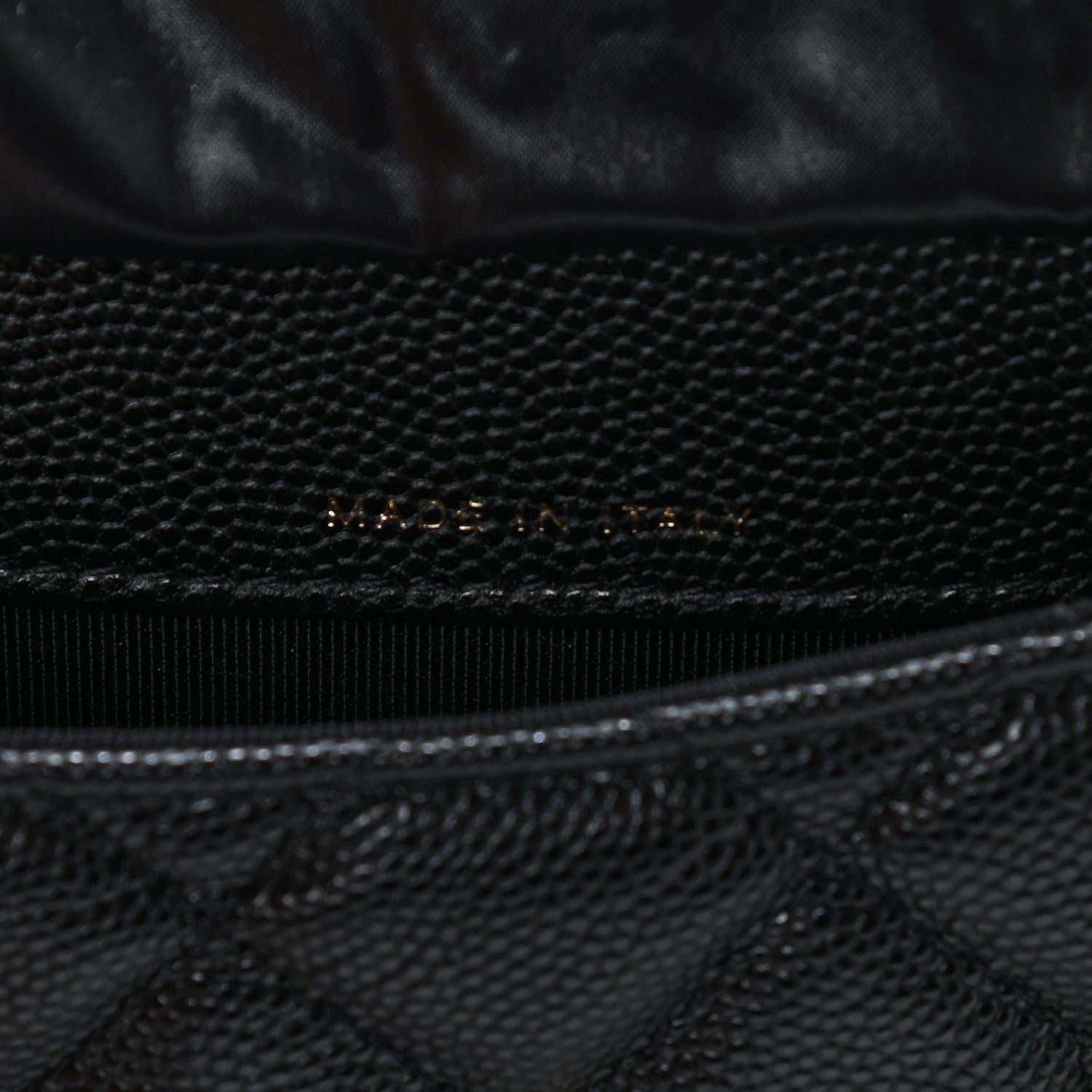 Chanel Caviar Fabric Graffiti Foldable Tote Bag With Chain Black Multicolor 8 of 13
