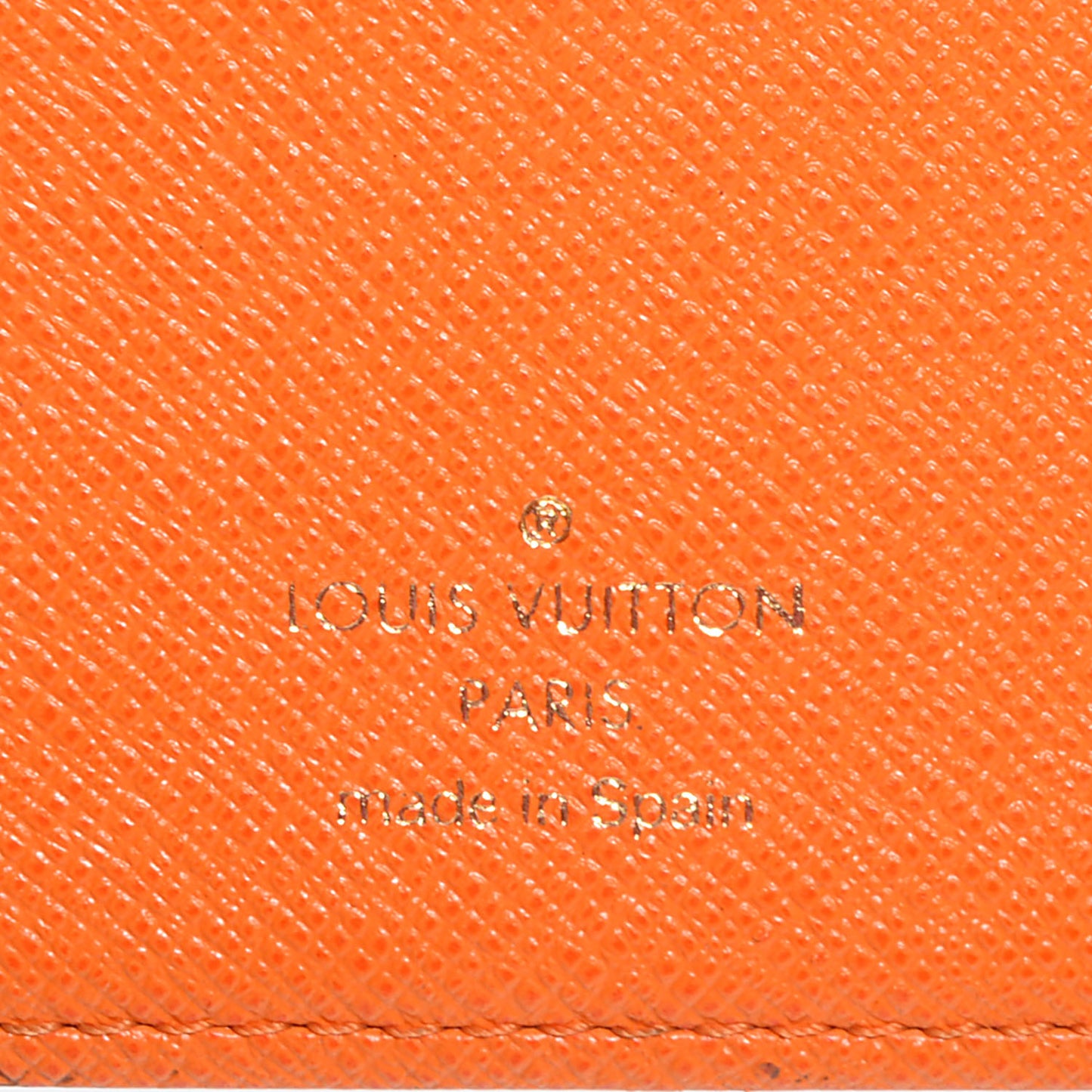 Monogram Koala Small Ring Agenda PM Orange