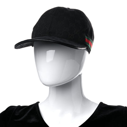 Gucci Monogram Web Baseball Hat L Black 2 of 9
