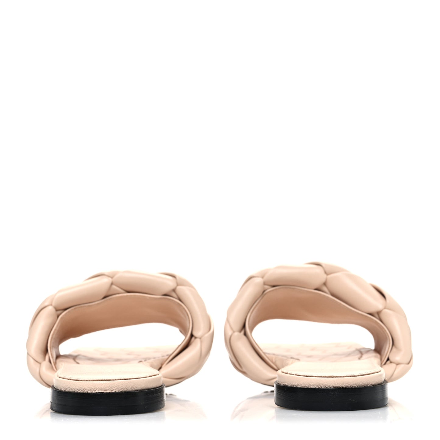 Nappa Maxi Intrecciato Lido Flat Sandals 40 Bandage