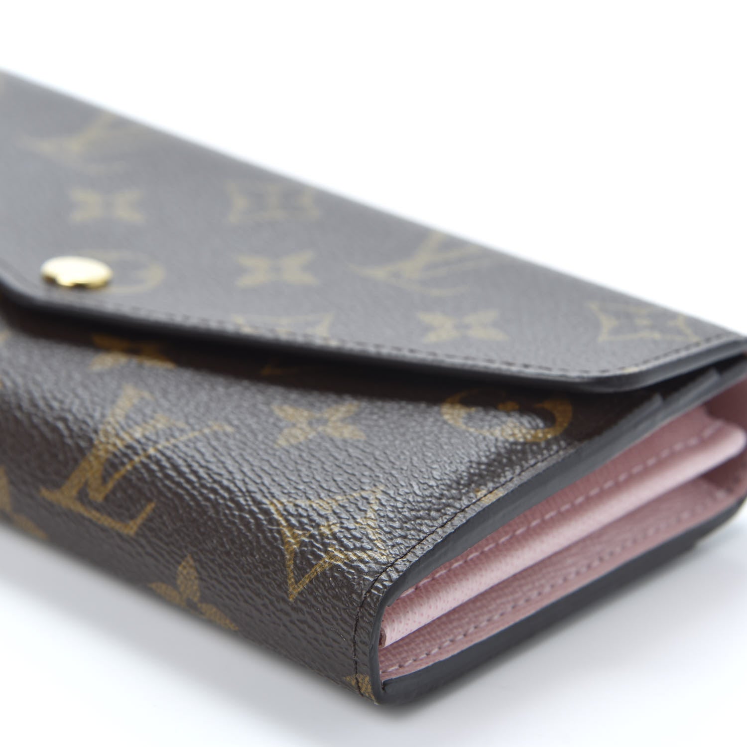 Louis Vuitton Monogram Sarah Wallet NM Rose Ballerine 6 of 8