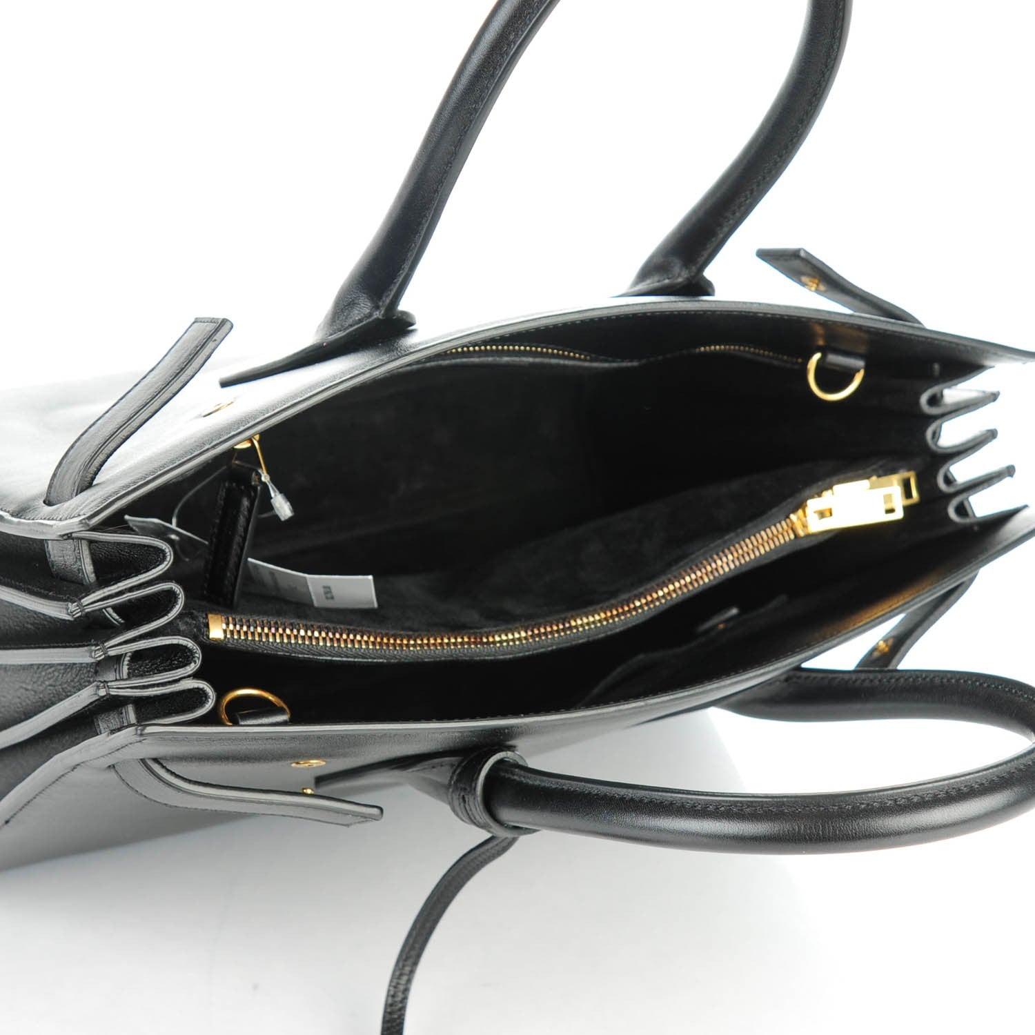 Saint Laurent Calfskin Small Sac De Jour Black 5 of 7