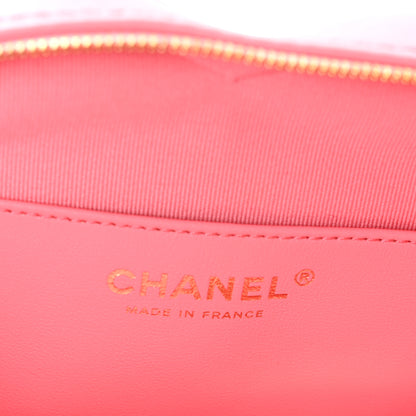 Chanel Lambskin Quilted CC In Love Heart Bag Pink 11 of 21