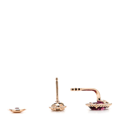 Boucheron 18K Rose Gold Diamond Garnet Serpent Boheme Single Earring 4 of 6