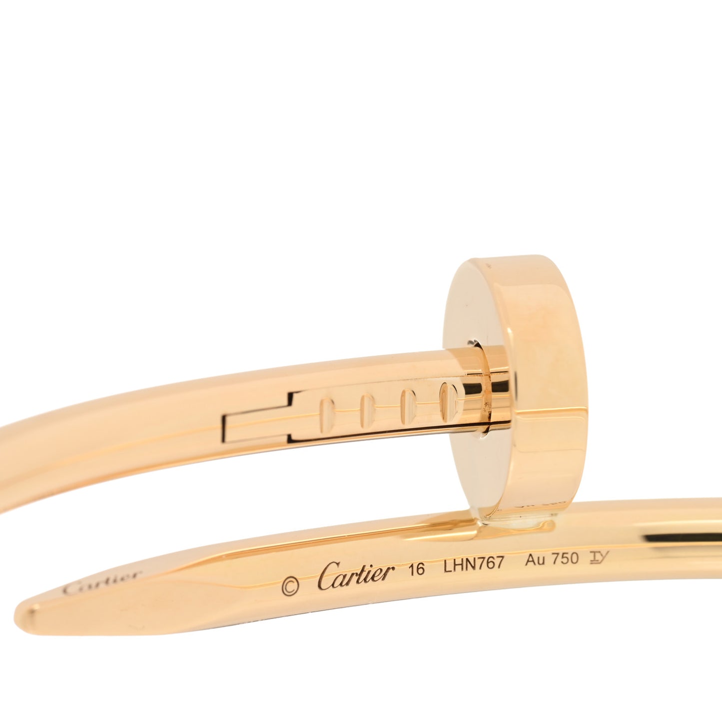 18K Yellow Gold Juste Un Clou Bracelet 16