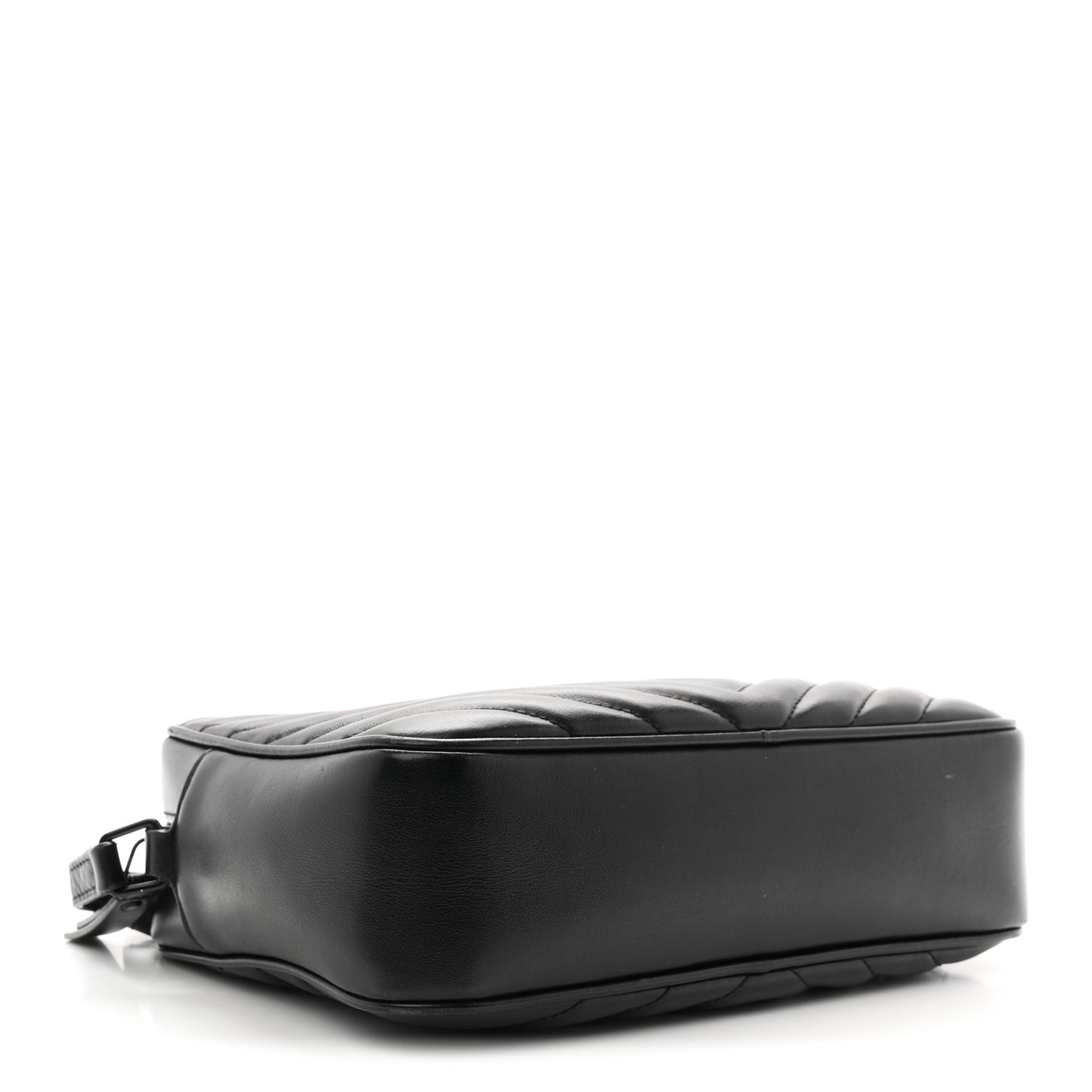 Calfskin Matelasse Monogram Monochrome Lou Camera Bag Black