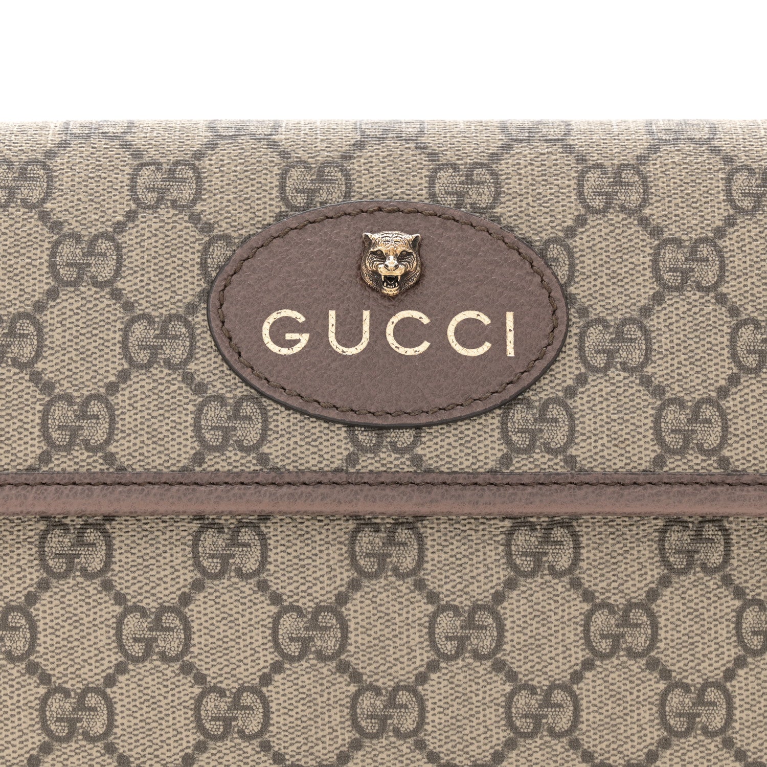 Gucci GG Supreme Monogram Neo Vintage Web Belt Bag Brown 9 of 12