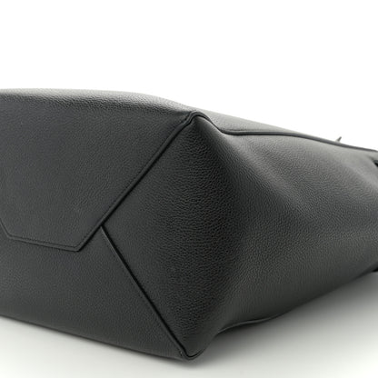 Celine Soft Grained Calfskin Small Belt Cabas Phantom Black 10 of 10