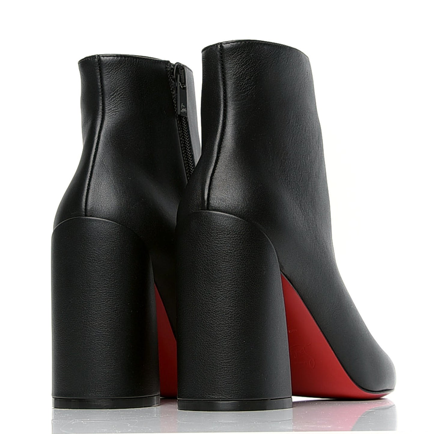Calfskin Turela 85 Ankle Boots 37.5 Black