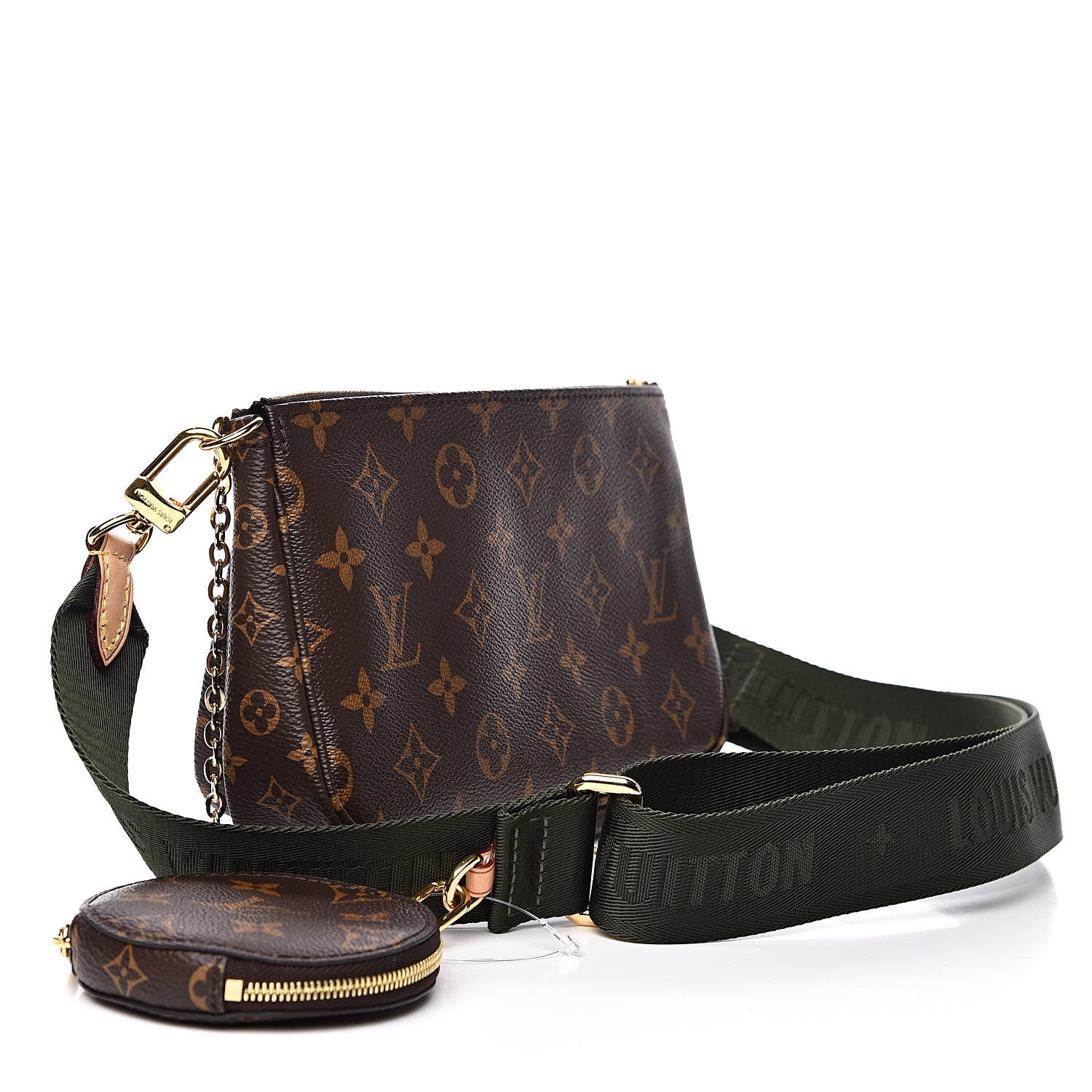 Louis Vuitton Monogram Multi Pochette Accessories Kaki 3 of 11