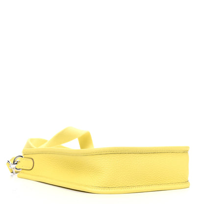 Hermes Taurillon Clemence Evelyne TPM Lime 4 of 4