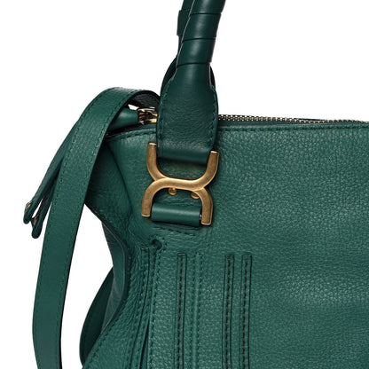 Chloe Calfskin Medium Marcie Satchel Emerald 7 of 11