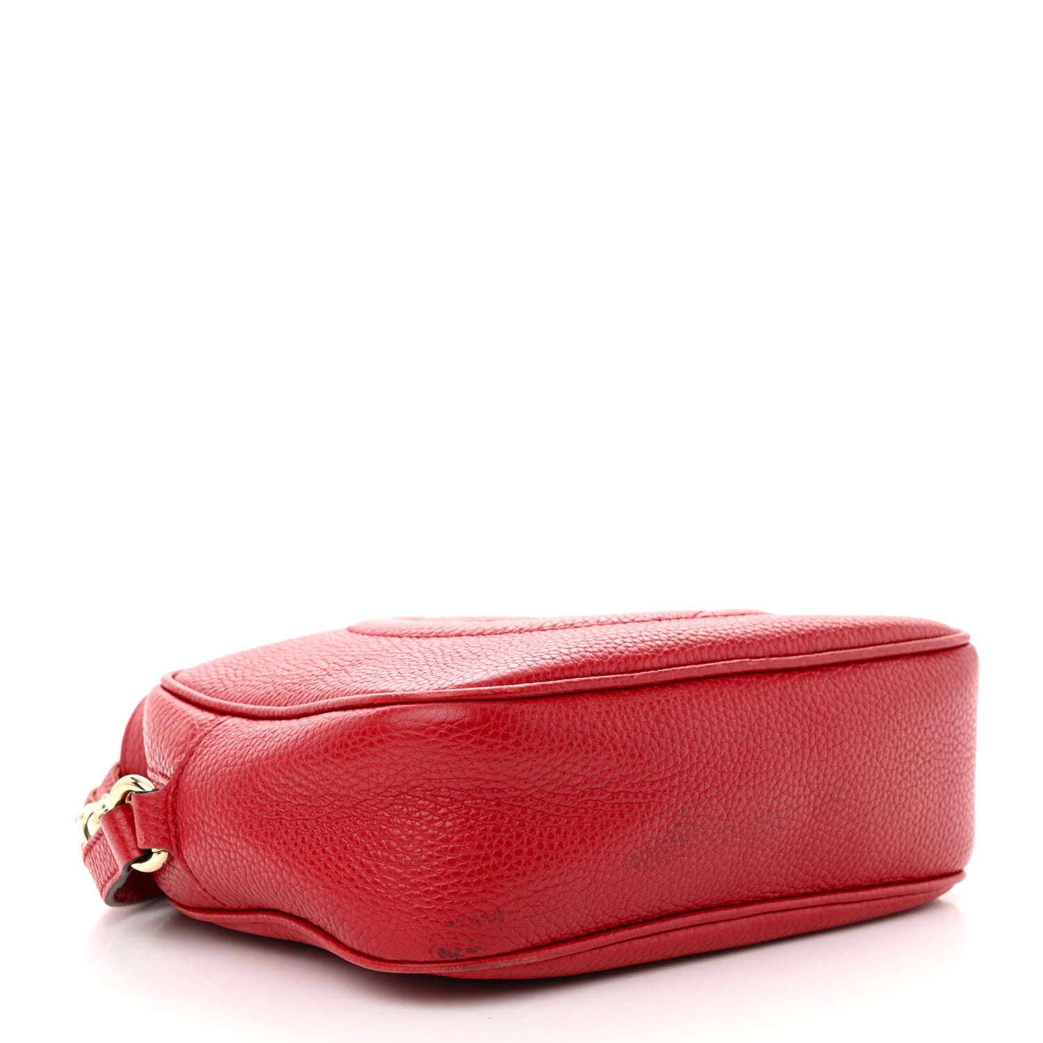 Gucci Pebbled Calfskin Small Soho Disco Bag Vibrant Red 4 of 21