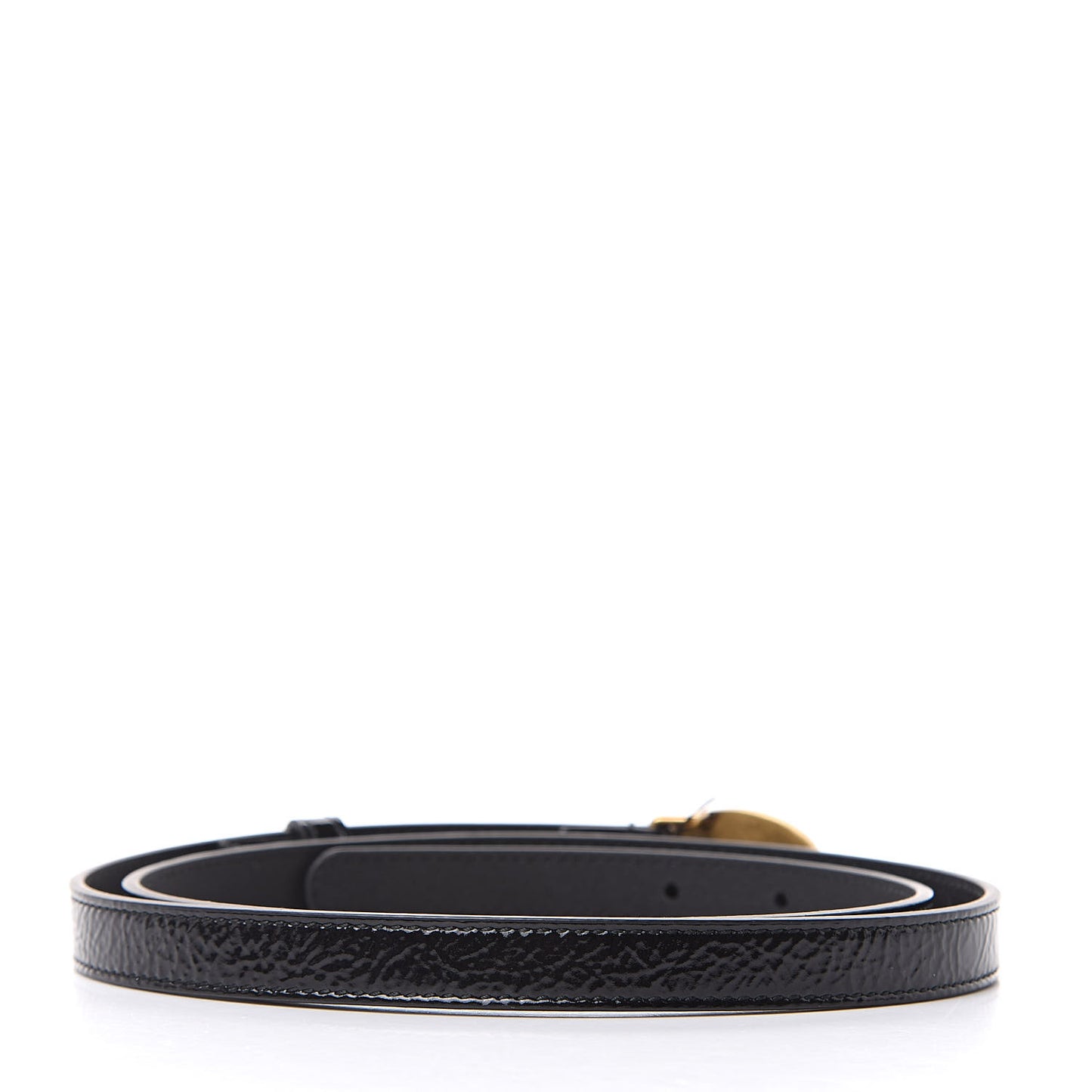 Skipper Calfskin Enamel Bee 15mm Belt 90 36 Black