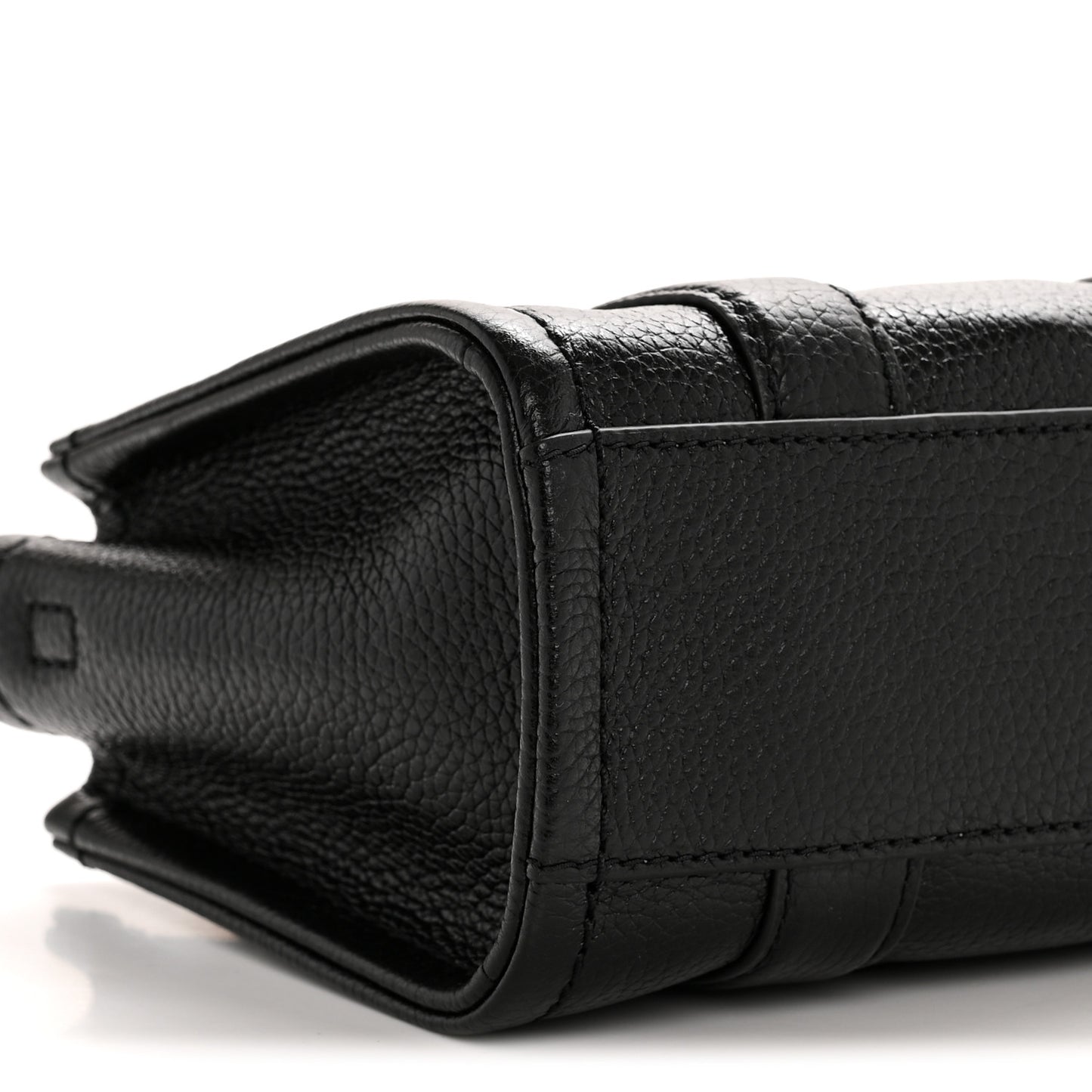 Grained Calfskin Crossbody The Tote Bag Black