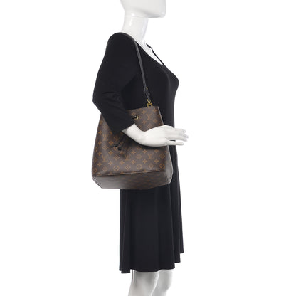 Louis Vuitton Monogram Neonoe MM Black 2 of 8