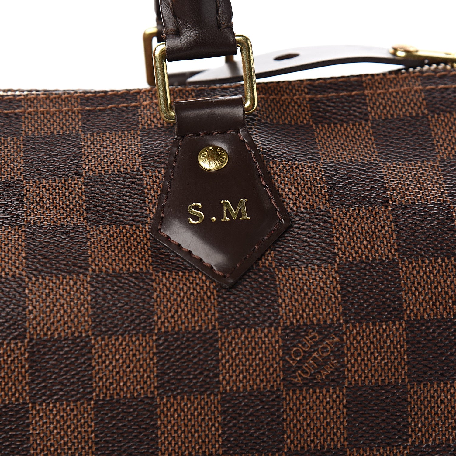 Louis Vuitton Damier Ebene Speedy 30 11 of 12