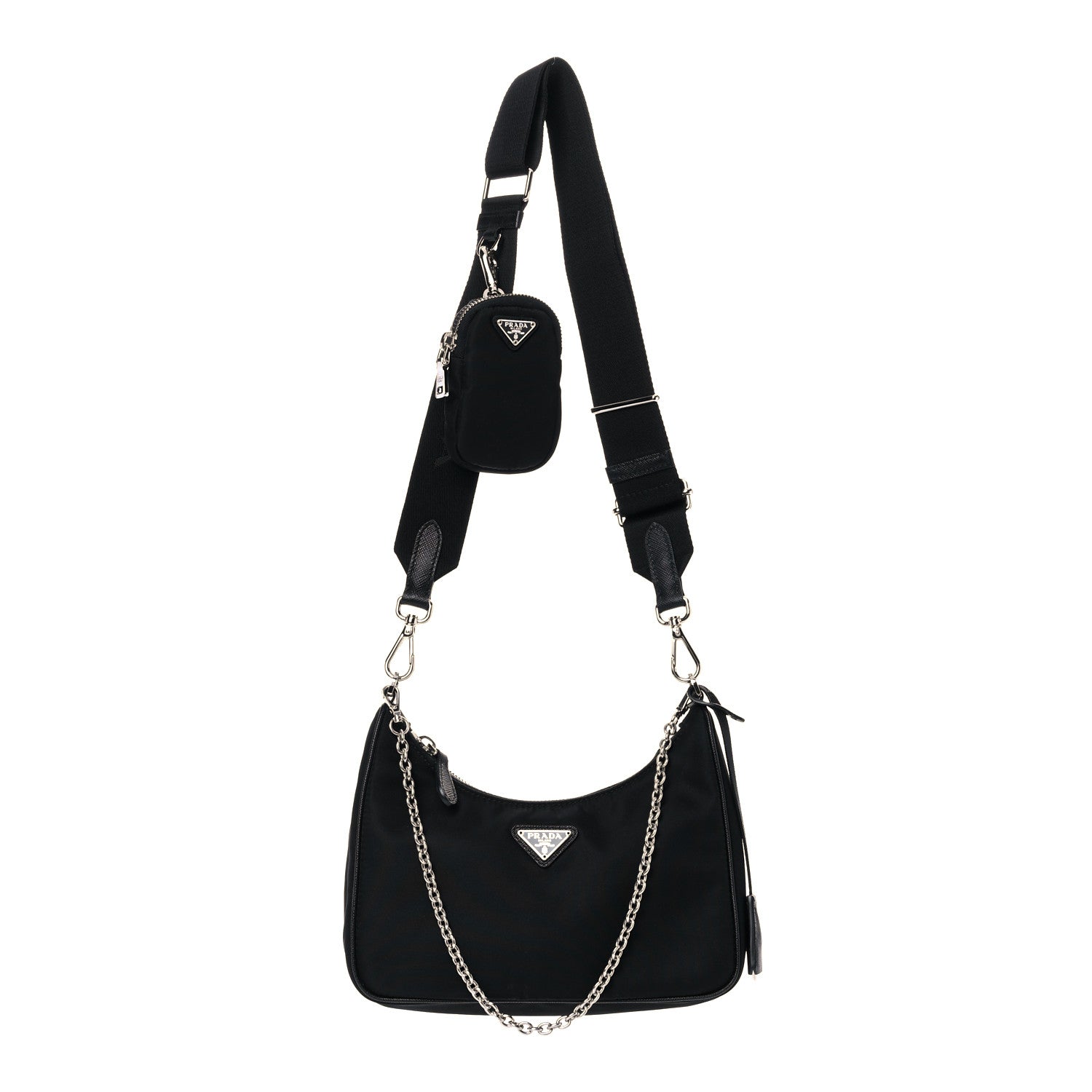 Prada Nylon Re-Edition 2005 Shoulder Bag Black 1 of 12