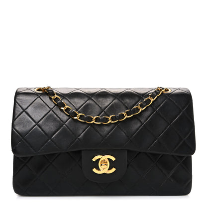 Chanel Lambskin Quilted Small Double Flap Black 1 of 11