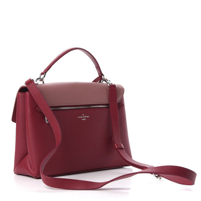 Louis Vuitton Soft Calfskin My Lockme Top Handle Rose Boudoir Lie de Vin Creme 2 of 10