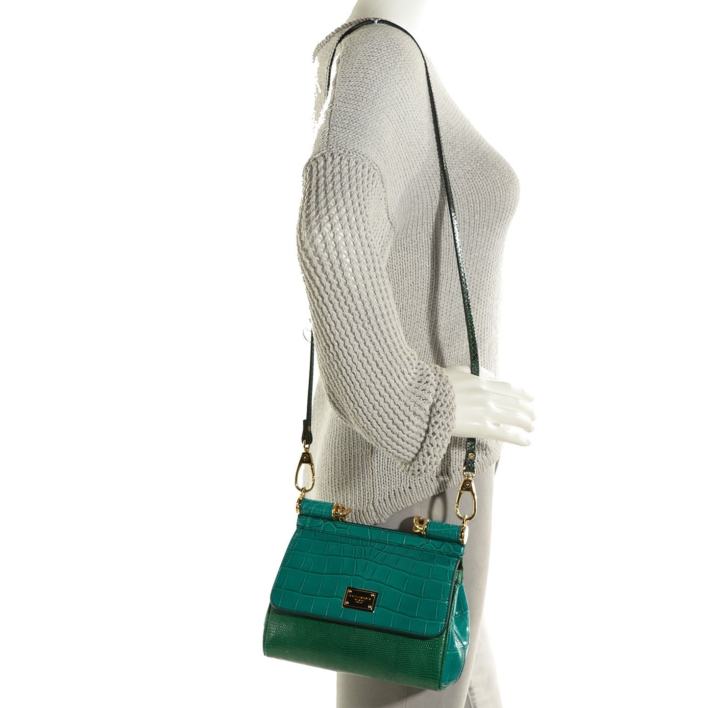 Crocodile Lizard Python Small Miss Sicily Satchel