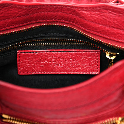 Balenciaga Agneau Giant 12 Gold Hardware Mini City Rouge Sapphire 6 of 15