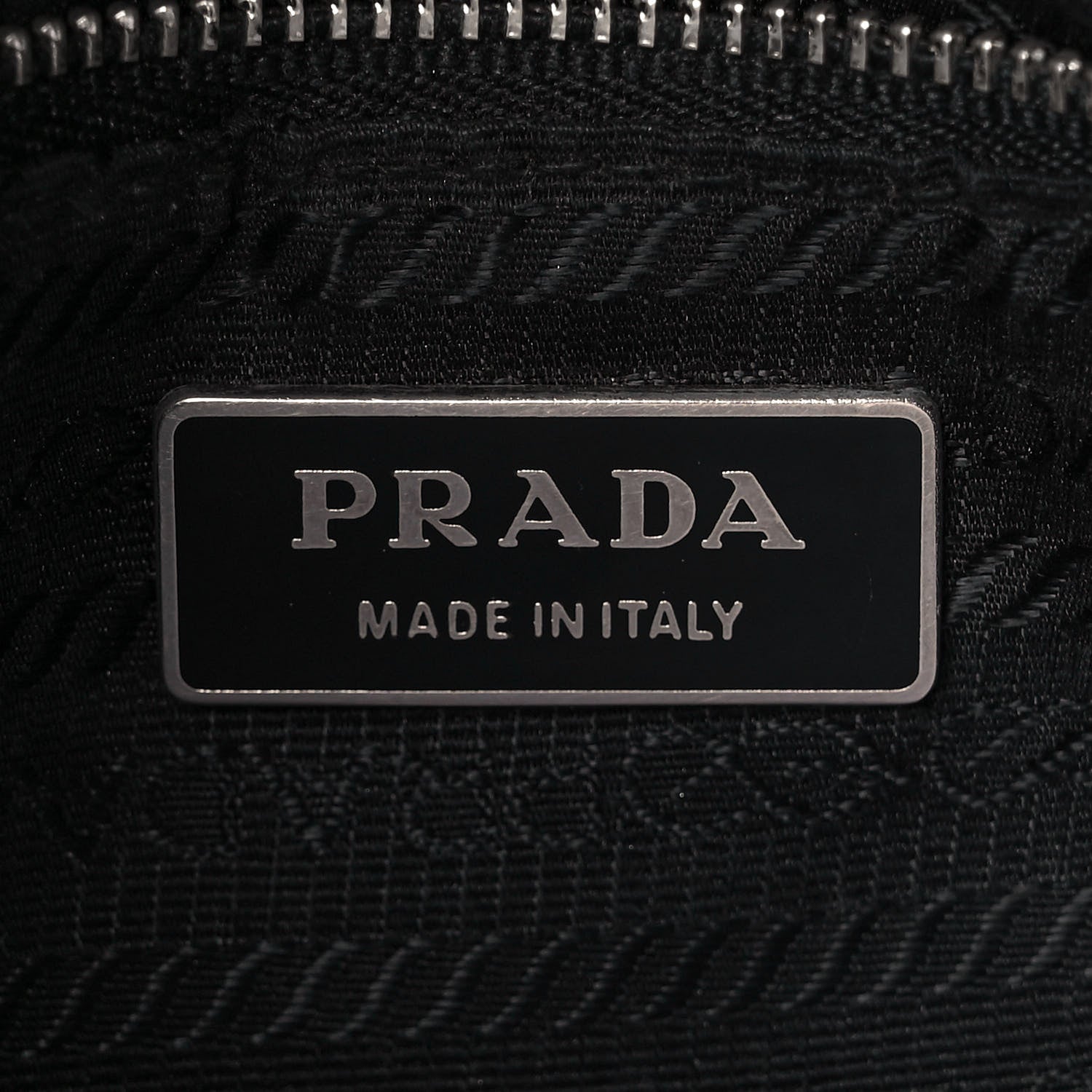 Prada Tessuto Nylon Patent Flat Messenger Bag Black 5 of 7