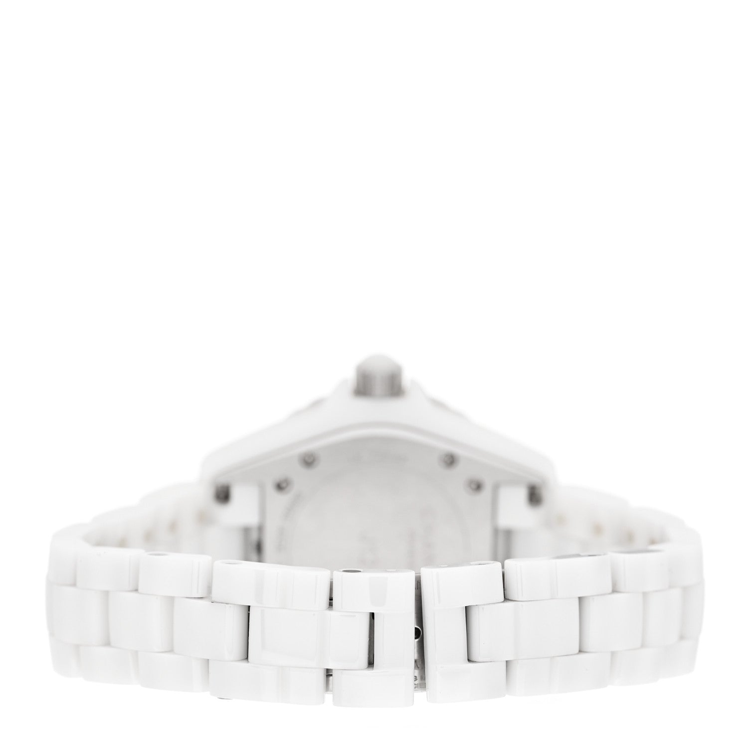 Chanel Stainless Steel Ceramic 33mm J12 Quartz Watch White 3 of 4