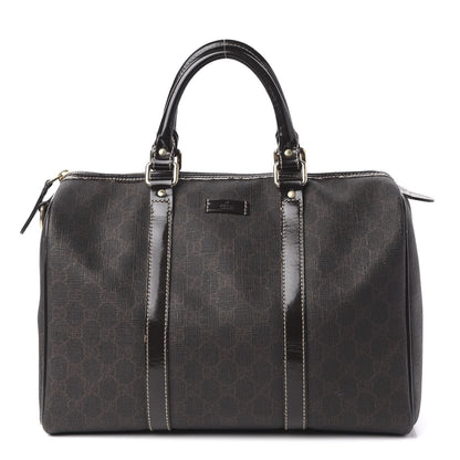 Gucci GG Supreme Monogram Medium Boston Dark Brown 1 of 11