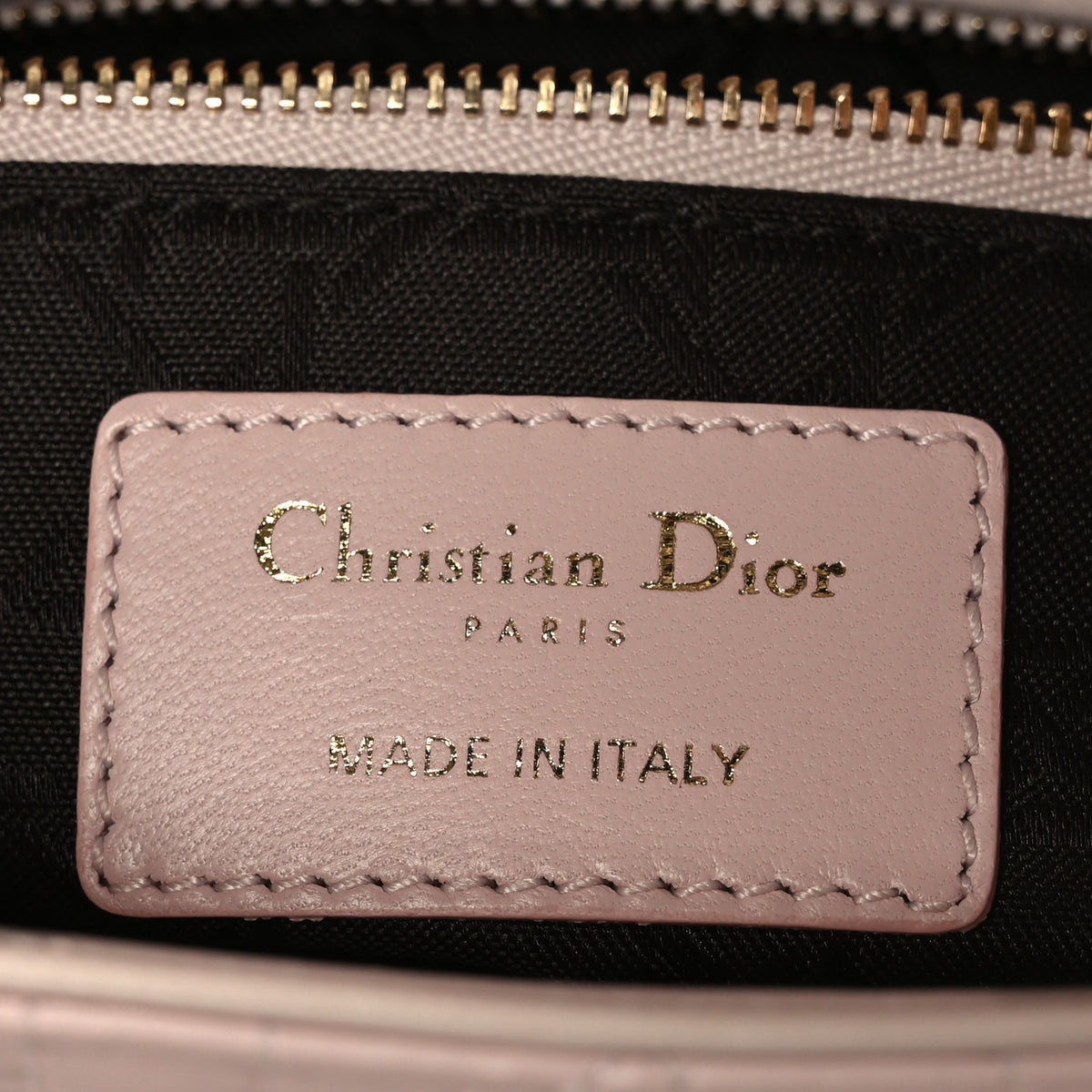 Lambskin Cannage Small Lady Dior Pink