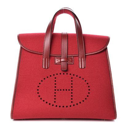 Hermes Felt Barenia Feu2Dou Rouge Vif Rouge H 1 of 12