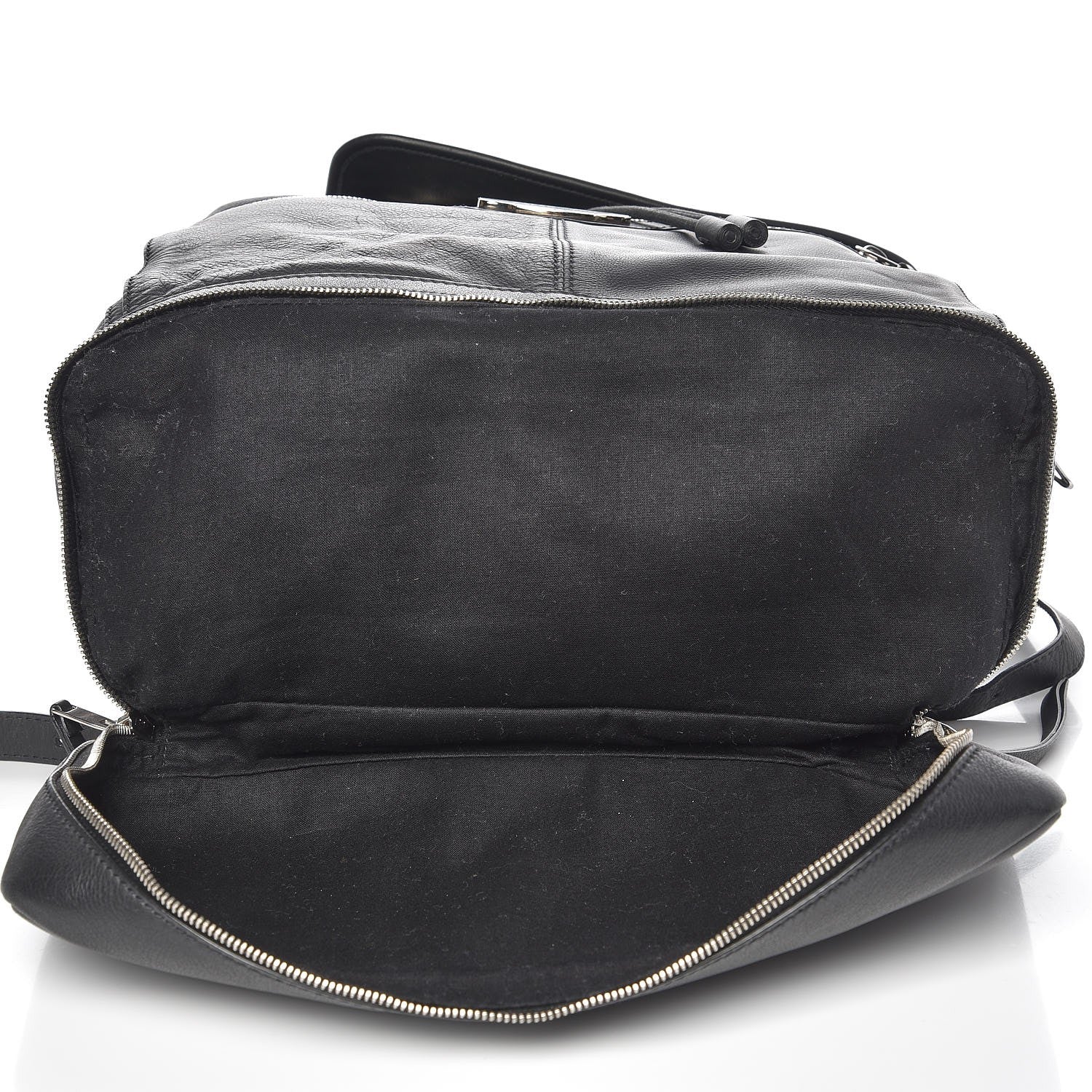 Balenciaga Agneau Classic Hardware Traveler Backpack Black 5 of 10
