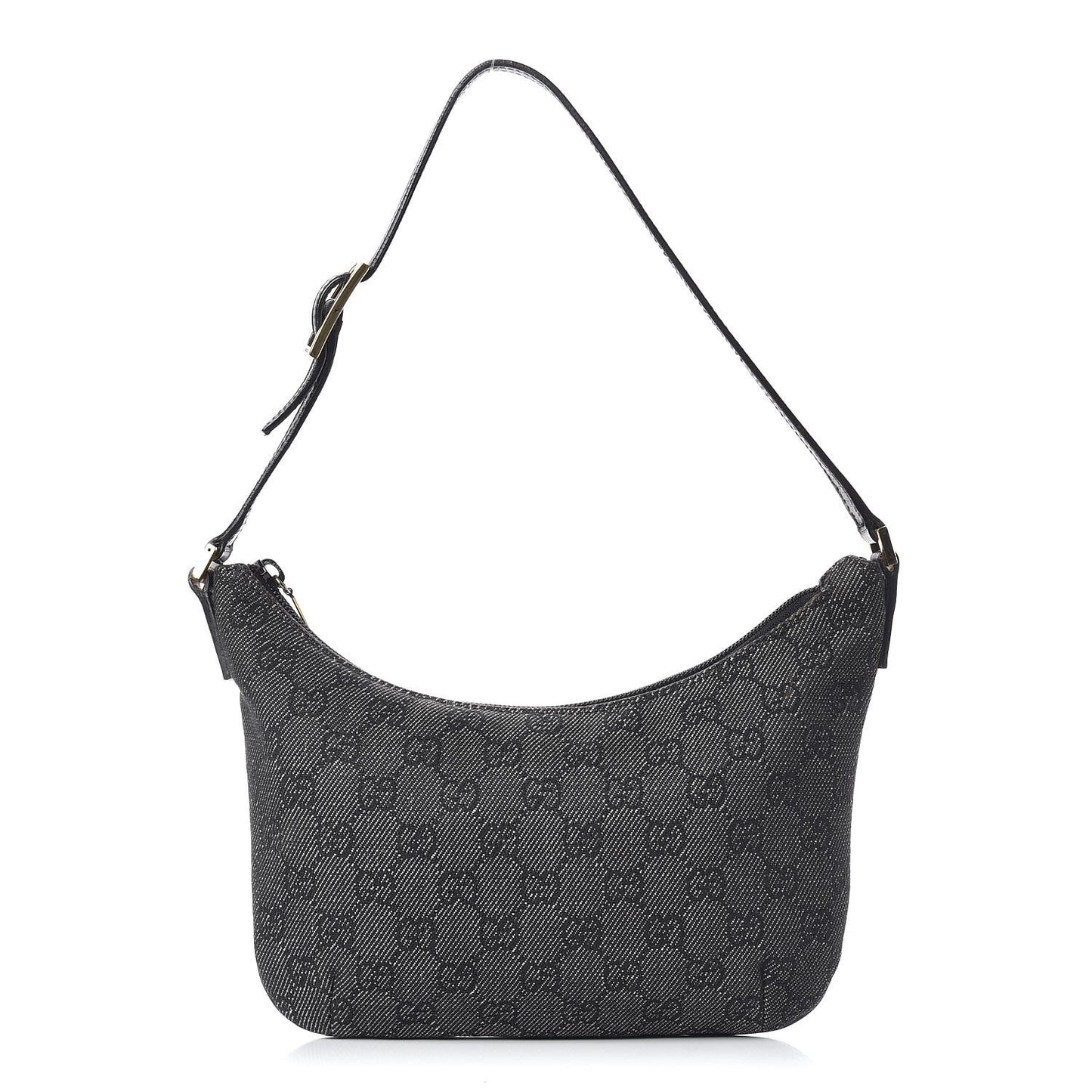 Denim Monogram Pochette Black