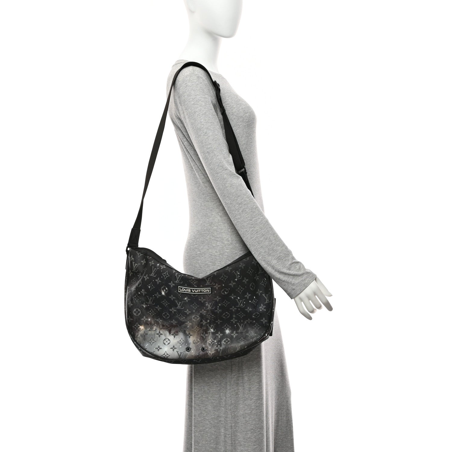 Louis Vuitton Monogram Galaxy Alpha Hobo Messenger 2 of 9