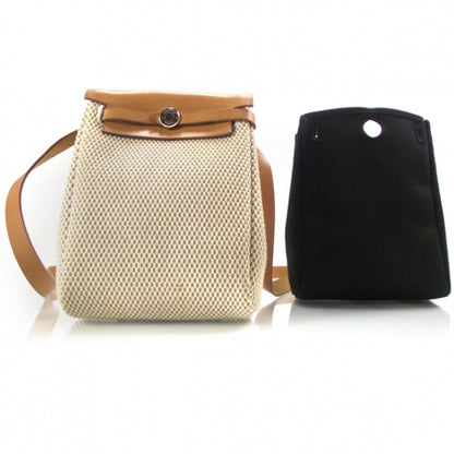 Hermes Toile Vache Calfskin Herbag TPM Natural 2 of 9