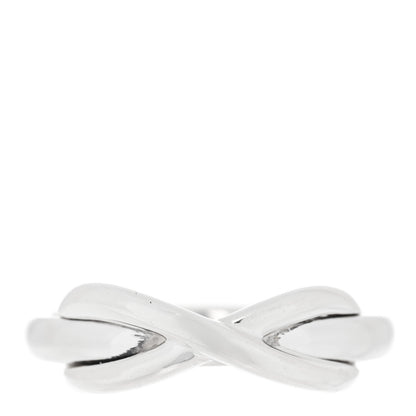 Tiffany Sterling Silver Infinity Ring 49 4.75 1 of 5