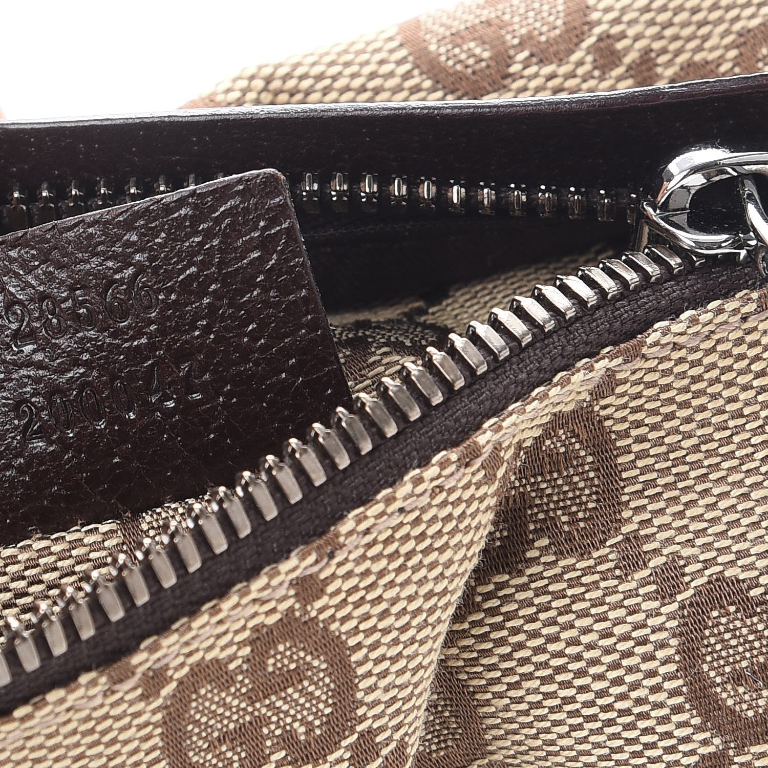 Gucci Monogram Web Belt Bag Dark Brown 8 of 9