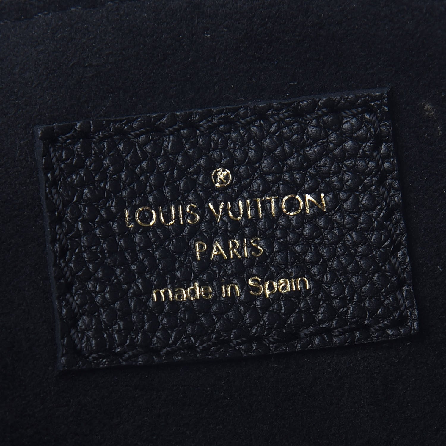 Louis Vuitton Empreinte Monogram Giant Petit Palais Black Beige 5 of 7