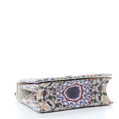 Christian Dior Calfskin Printed Small KaleiDiorscopic Diorama Flap Bag Latte Multicolor 4 of 14