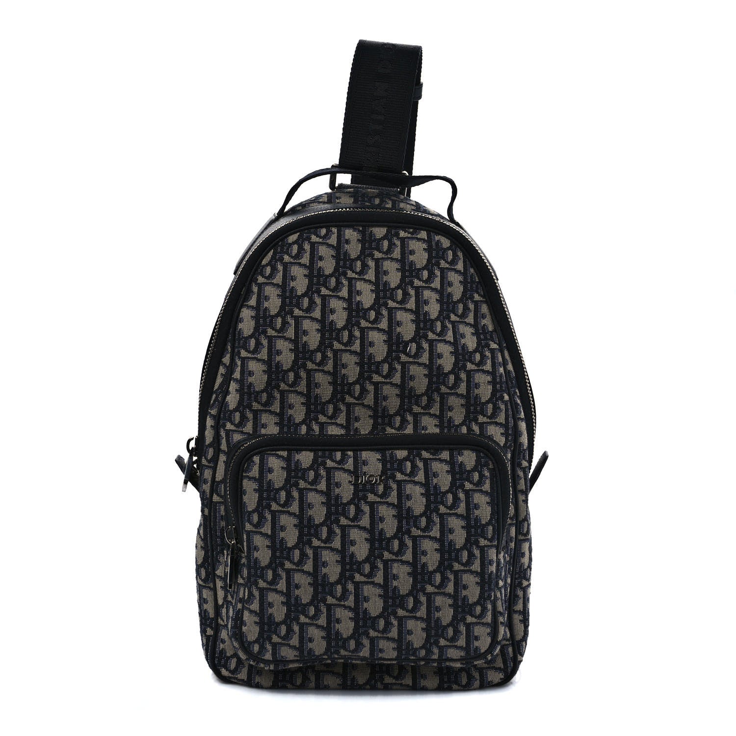 Christian Dior Oblique Mini Rider Backpack Black 1 of 10