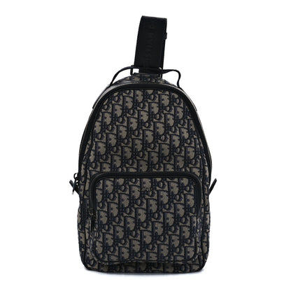 Christian Dior Oblique Mini Rider Backpack Black 1 of 10