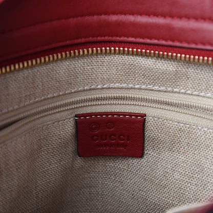 Gucci Microguccissima Small Bree Tote Red 9 of 11