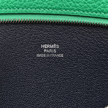 Hermes Togo Verso Backpocket Pouch 30 Menthe Indigo 6 of 7