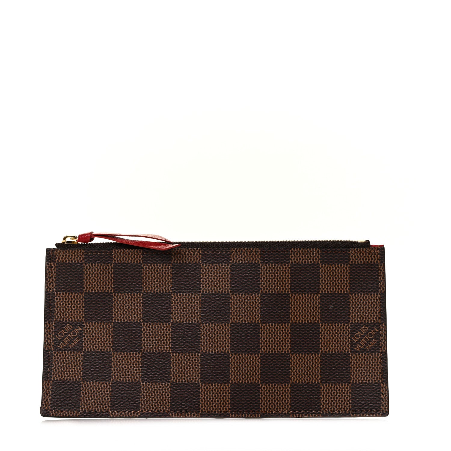 Louis Vuitton Damier Ebene Felicie Wallet Zippered Insert 1 of 8