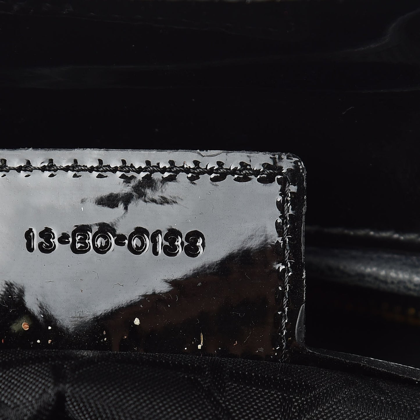 Patent Cannage Large Lady Dior Black