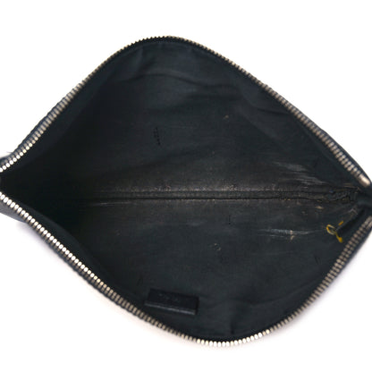 Fendi Vitello Elite Pouch Black Blue 5 of 17