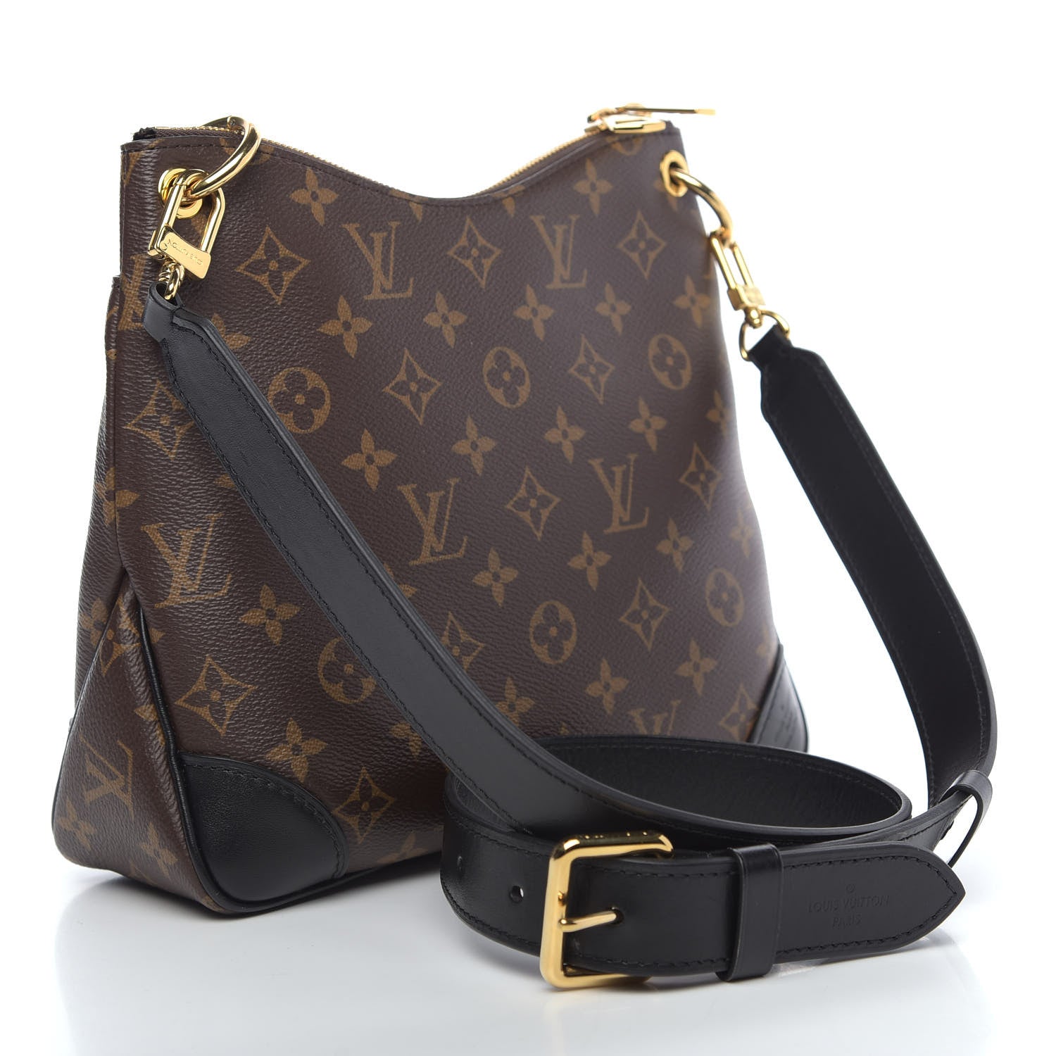 Louis Vuitton Monogram Odeon PM Black 3 of 9